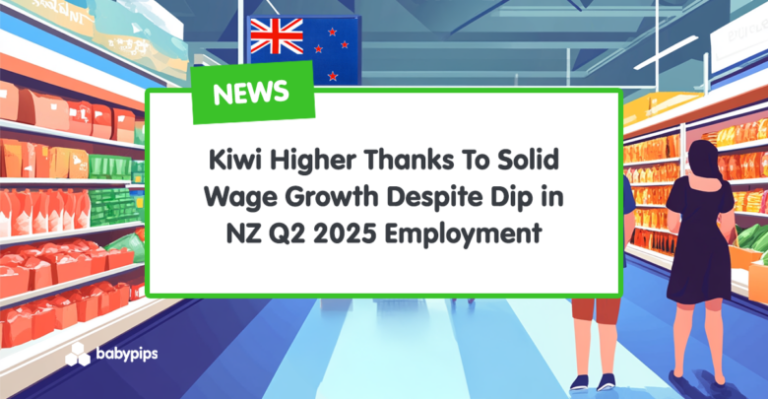 Kiwi Higher Thanks To Solid Wage Growth Despite Dip in NZ Q2 2025 Employment