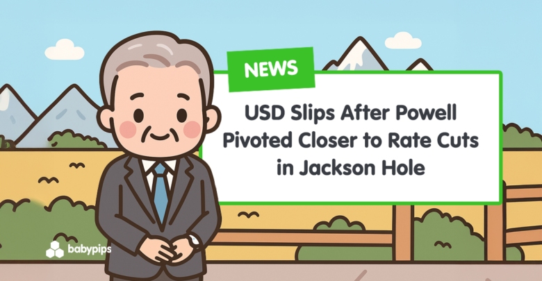 USD Slips After Powell Pivoted Closer to Rate Cuts in Jackson Hole