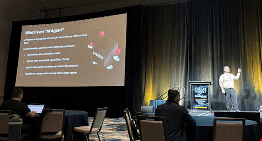Sean Morgan, Chief Architect at Protect AI, at the AI Summit at Black Hat, in Las Vegas, on August 5. Credit: Infosecurity Magazine