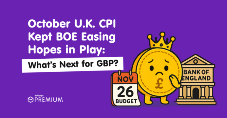 October U.K. CPI Kept BOE Easing Hopes in Play: What’s Next for GBP?
