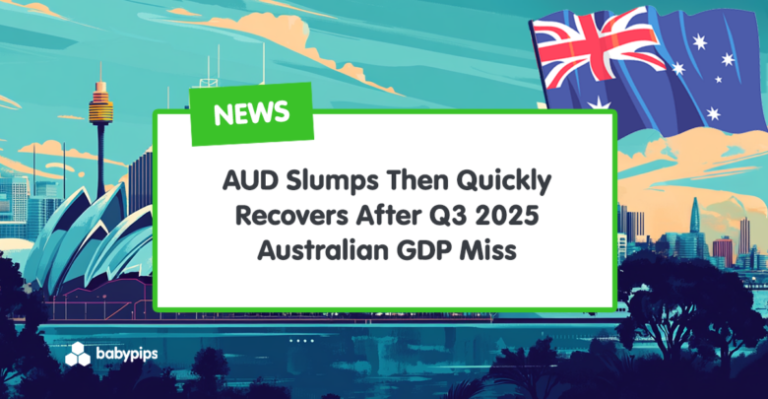 AUD Slumps Then Quickly Recovers After Q3 2025 Australian GDP Miss
