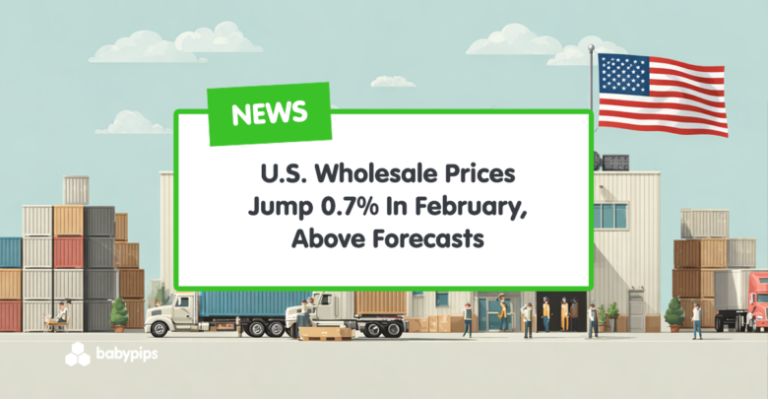 U.S. Wholesale Prices Jump 0.7% In February, Above Forecasts